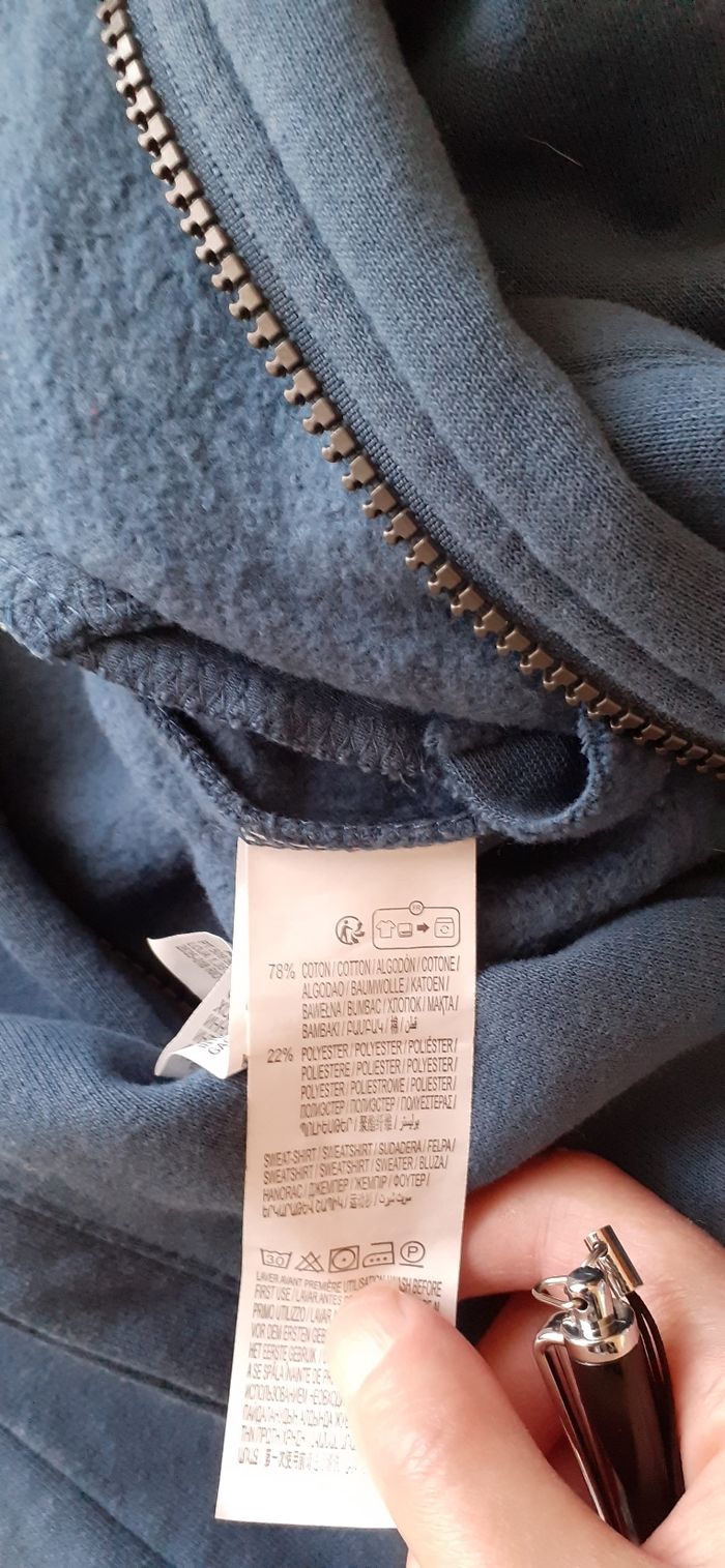 Veste zippée à capuche garçon 4 ans - photo numéro 4