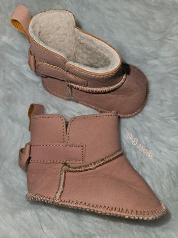 Bottines fourrées bébé - Kiabi - Taille 0-3 mois