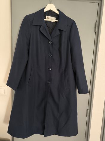 Veste longue bleu m'a 