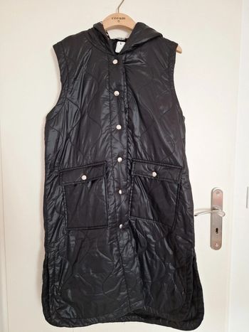 🖤 Superbe veste matelassée longue noire