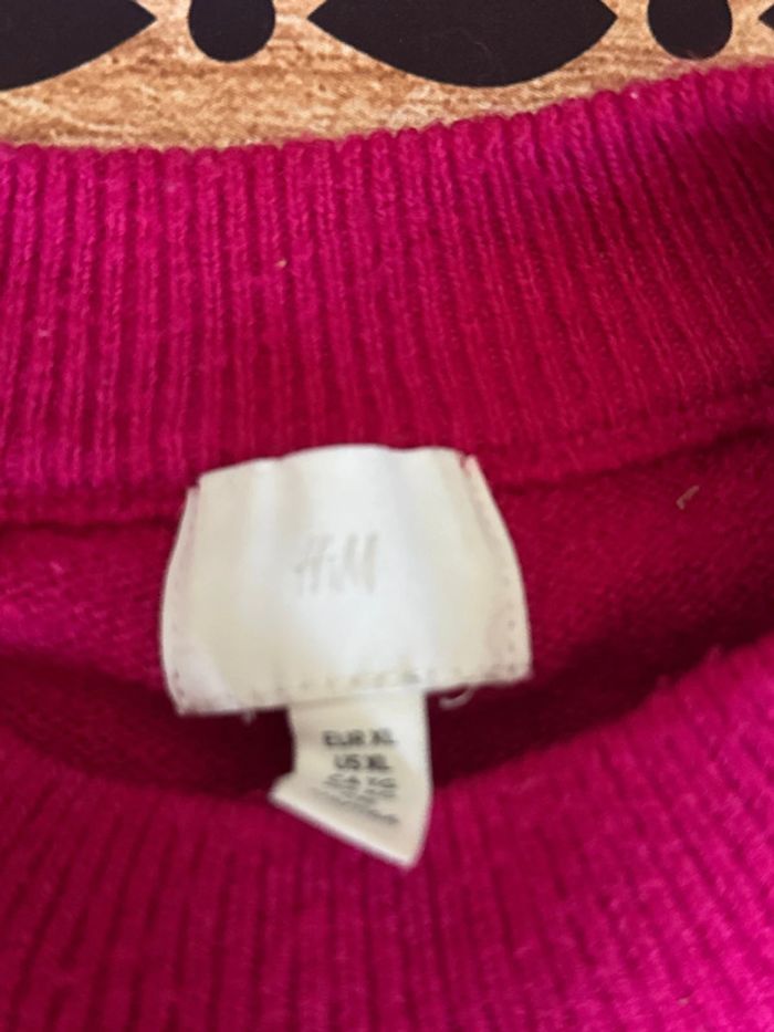 Pull rose fuchsia femme - photo numéro 6