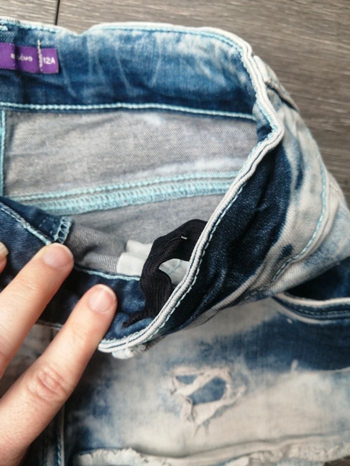 Short en jean effet usé 12A - photo numéro 8