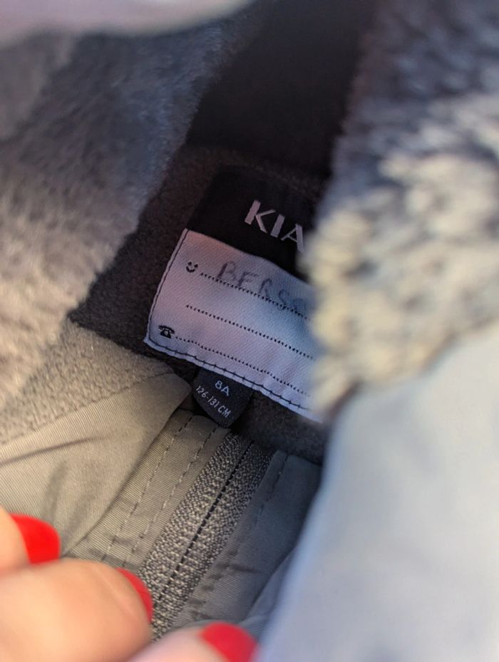 Manteau / doudoune grise 8 ans - photo numéro 3