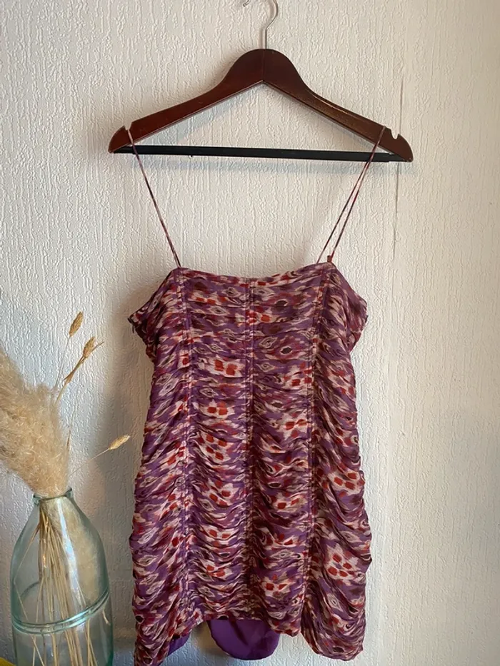 Robe Zara taille L 40 violette - photo numéro 4