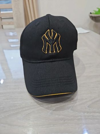 Neuve Casquette noire homme reglable