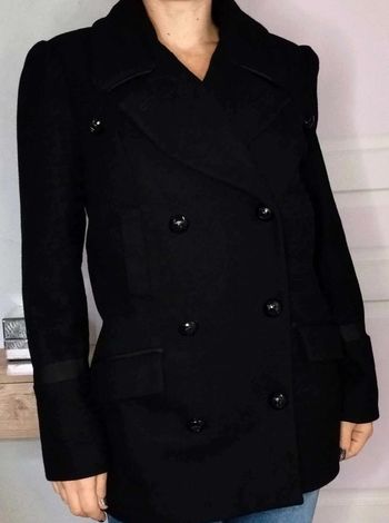 Manteau Caban -  Laine  - Vintage  38 =  36  actuel - NafNaf  -  Excellent état