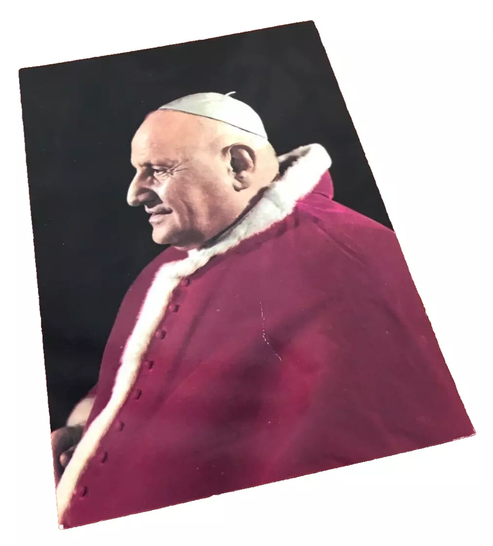 Carte postale Portrait Jean XXIII Le Pape Angelo Giuseppe Roncalli
