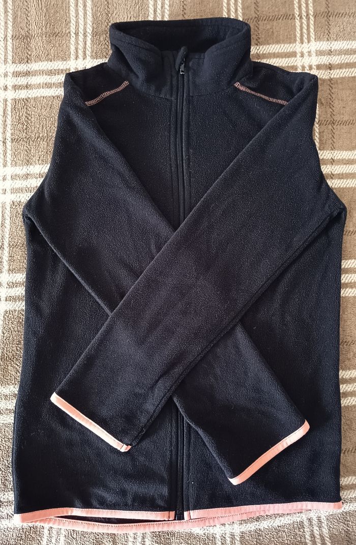 Polaire Fine Noire - Taille 14 Ans / Tissaia Basics - photo numéro 4