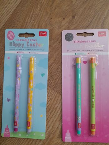 Lot packs stylo legami pâques et saint valentin