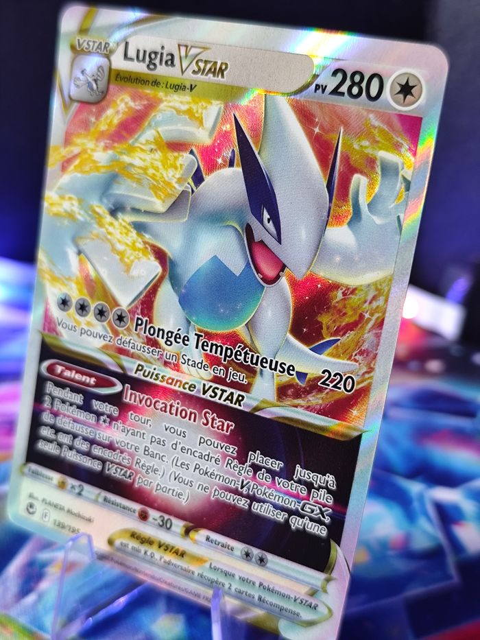 Carte pokémon neuve 🇨🇵 Lugia VStar 139/195 FA Tempête Argentée - photo numéro 3