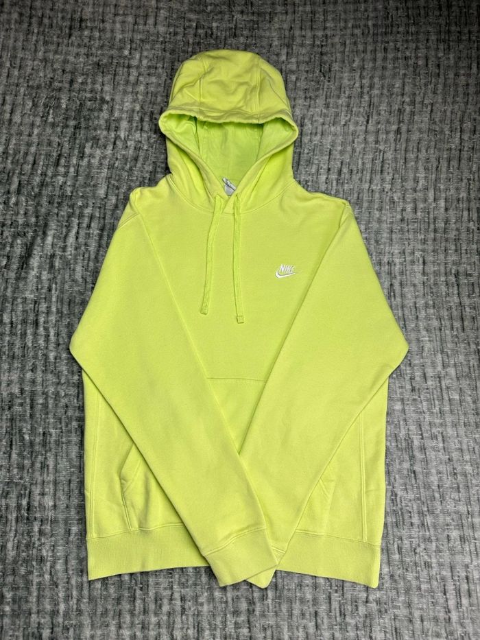 Sweat à capuche Nike Swoosh brodé, vert, taille S