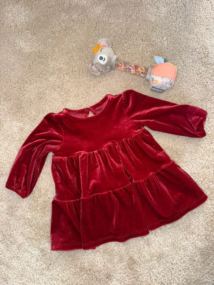 Robe velours 6 mois