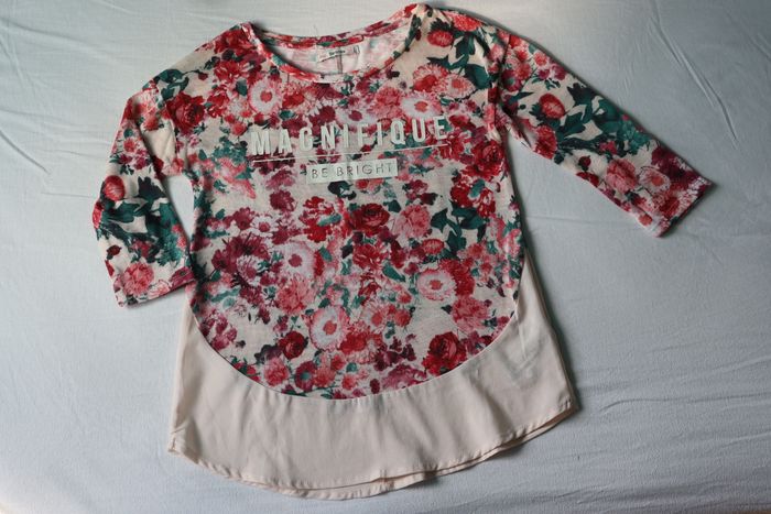 Tee-shirt manches 3/4, Bershka