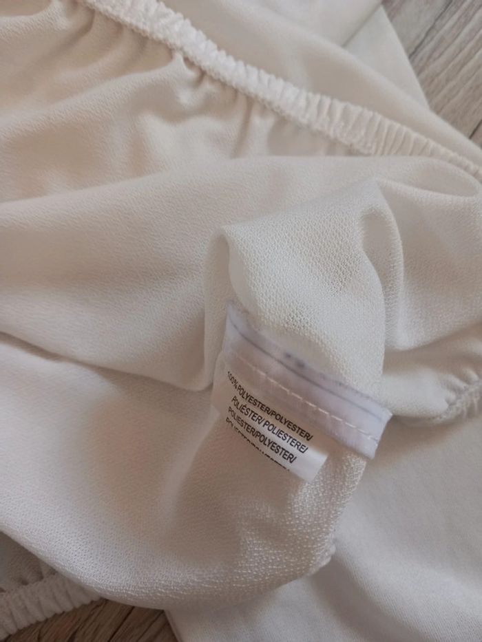Blouse blanc épaules ajouré - photo numéro 8