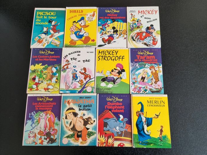 Gros lot de livres vintage Walt Disney