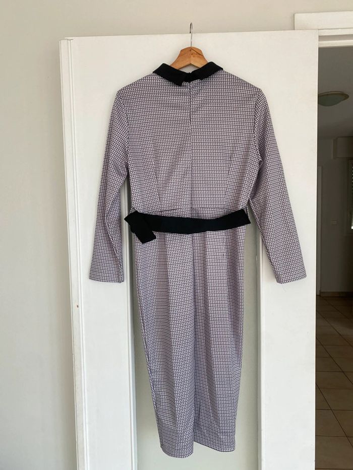 Robe longue Shelay blanche et noire - photo numéro 5