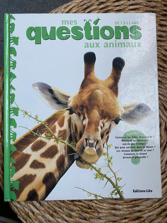 Mes questions aux animaux