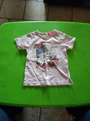 Tee shirt manche courte 24 mois