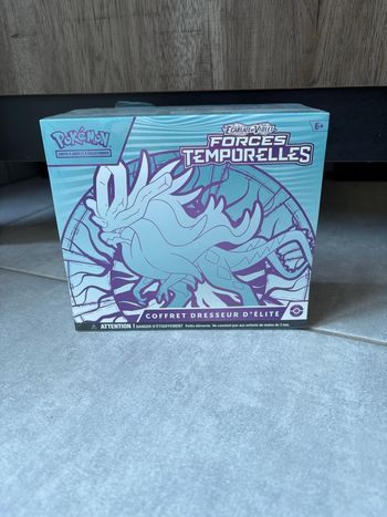 Pokemon - ETB Coffret Dresseur d'Elite EV05 Forces Temporelles Serpente eau écarlate et violet fr