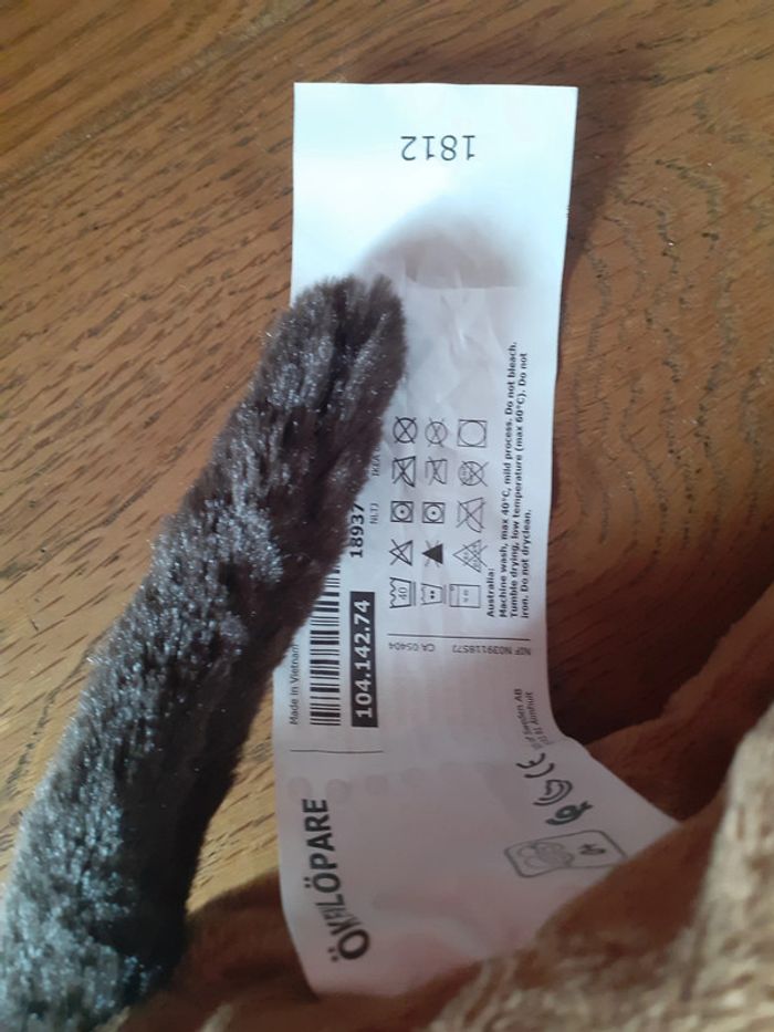 Peluche Cheval Ikea - photo numéro 3