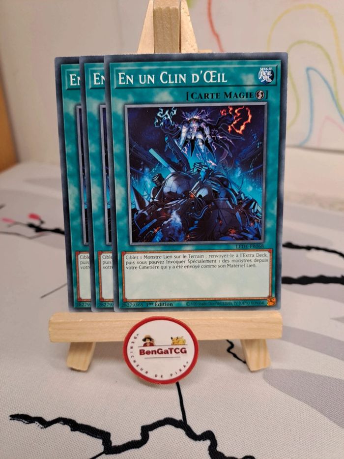 Playset 3x En Un Clin D'Œil Yu-Gi-Oh! Héritage de la Destruction FR LEDE