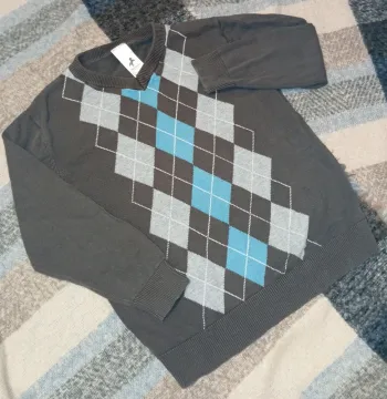 Pull a motifs losanges