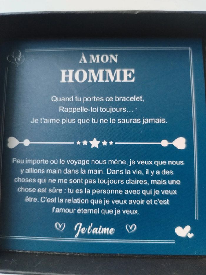 Coffret bracelet "je t'aime" - photo numéro 3