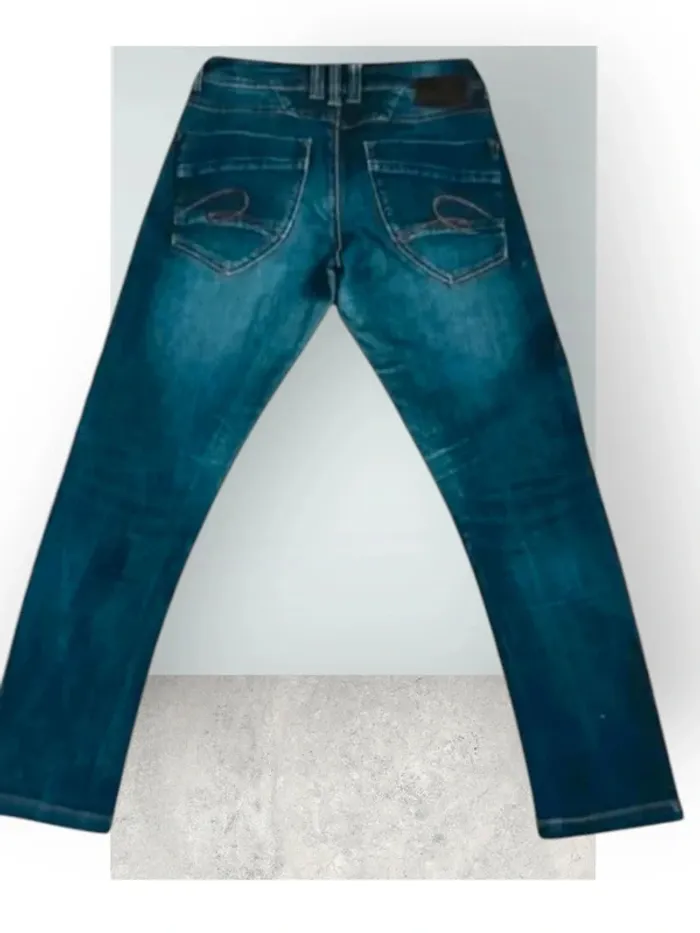 Jean Timezone,coupe slim ,taille haute ,texture elasthanne - photo numéro 8
