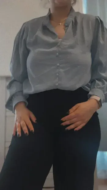 Chemisier bleu clair