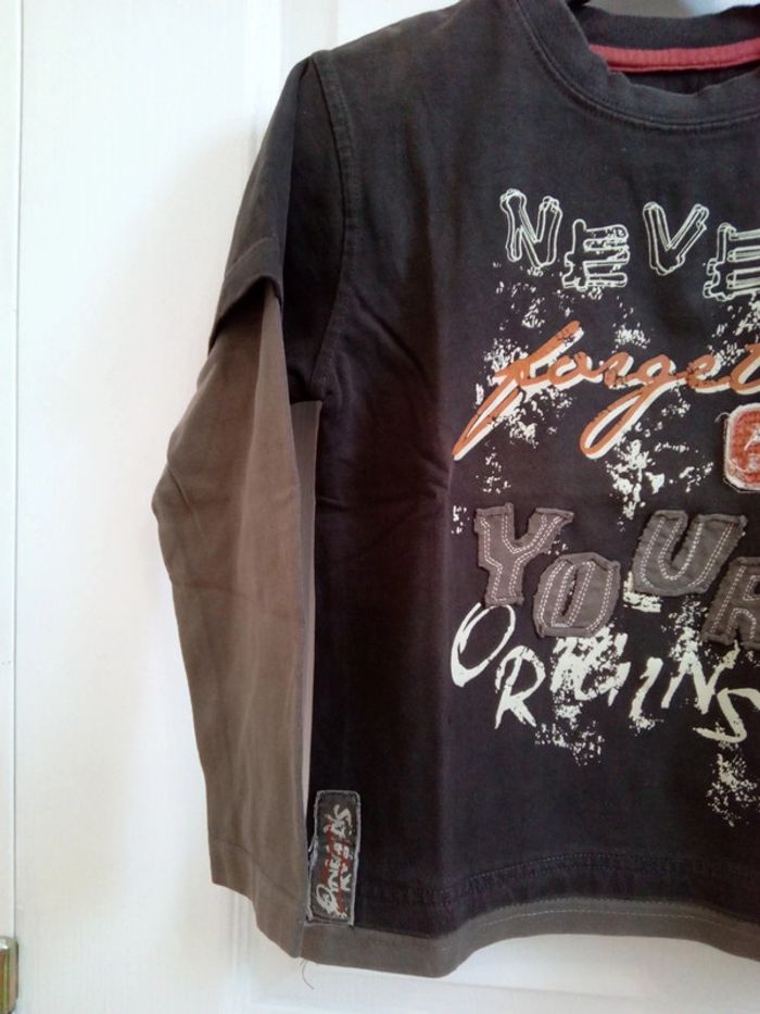 Tee-shirt manches longues "Never forguet 66" T.6 ans - Orchestra - photo numéro 3