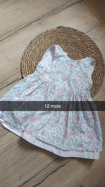 Robe réversible Gémo 12 mois fille