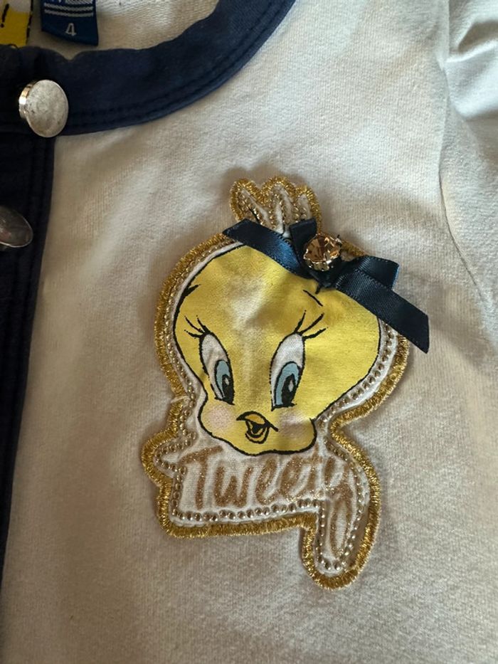 Veste Tweety 4 ans – style chic & cartoon - photo numéro 2
