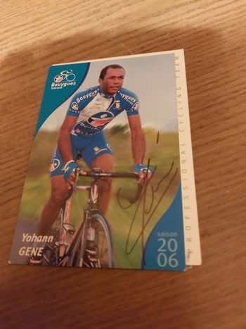 Coureurs cyclismes yohann gene 