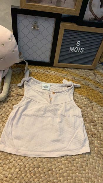 Débardeur été  6 mois
