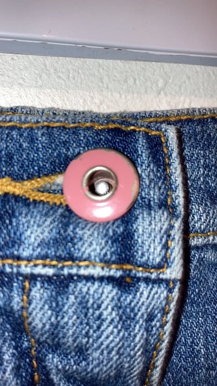 Jupe d’été en jeans fille - photo numéro 4
