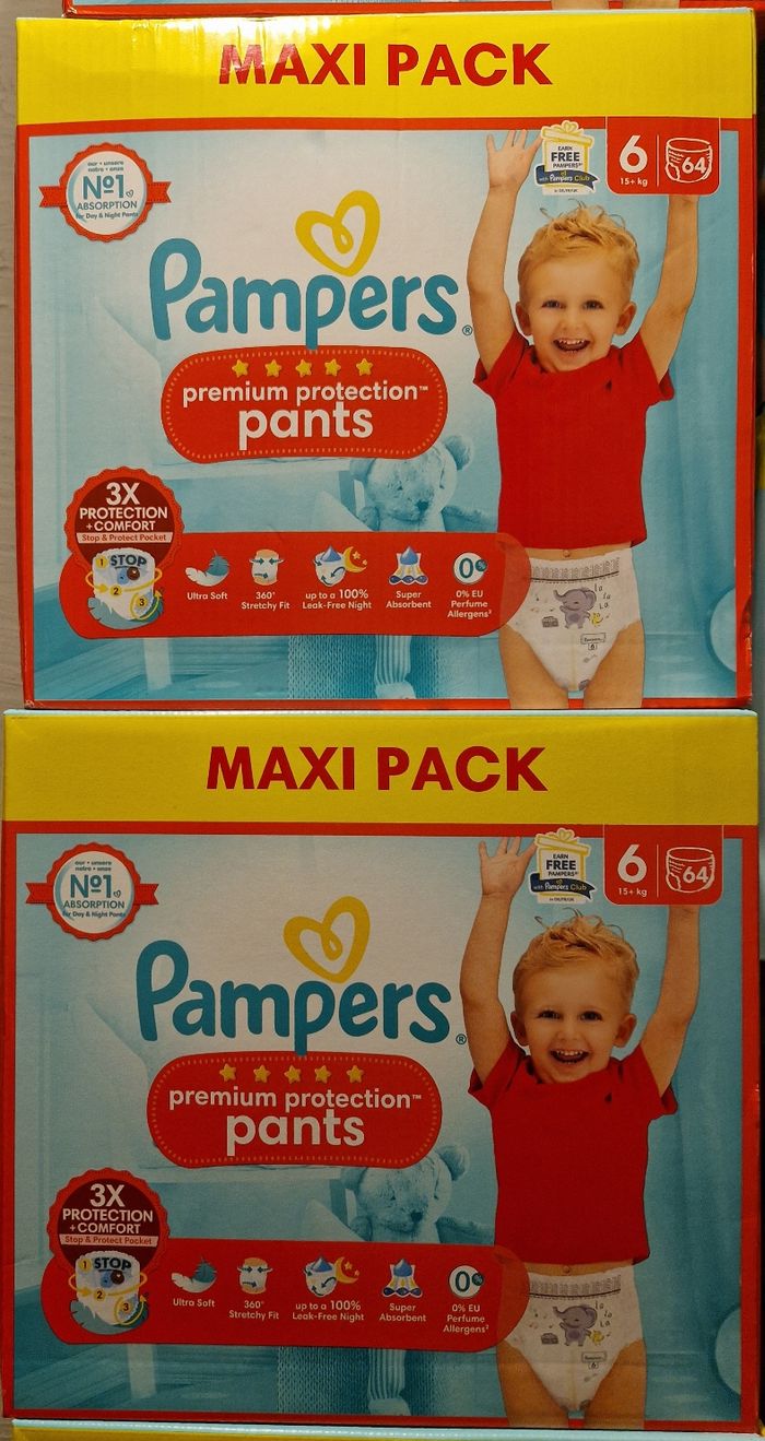 Lot couches pampers pants premium protection t6