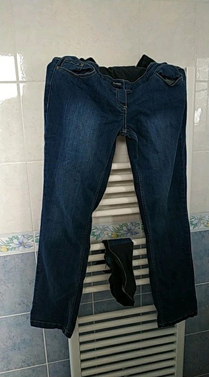 Jean pantalon de grossesse Vertbaudet taille 42 - photo numéro 2