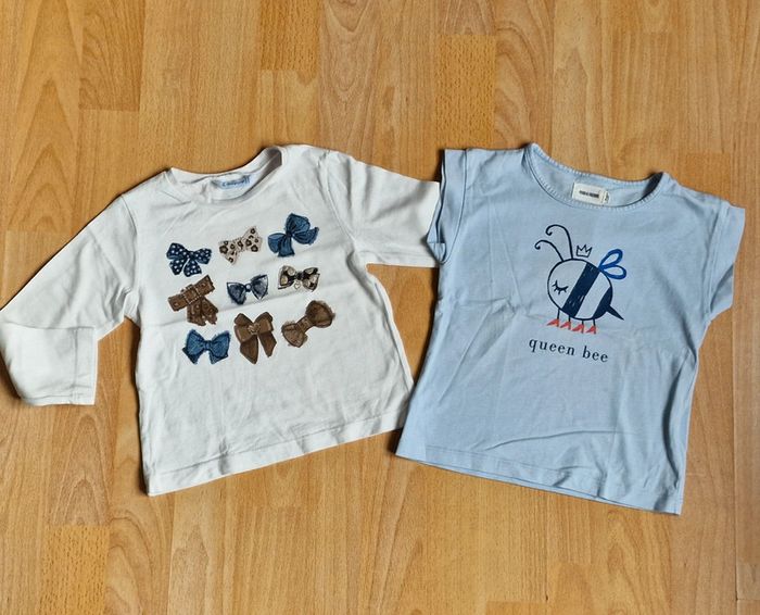 Lot 2 Tee-shirt Mayoral fille 2 ans