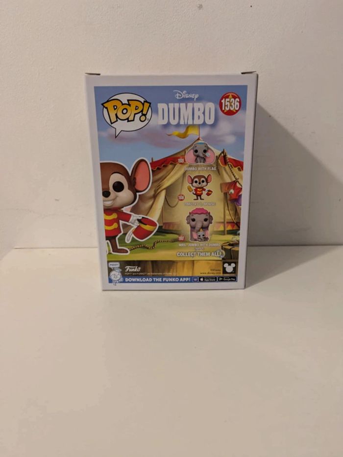 Funko pop : Disney 1536 Timothy Q Mouse - photo numéro 3
