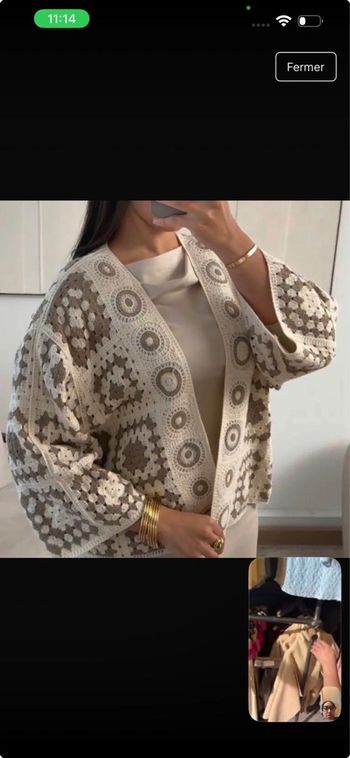 Pull en crochet 