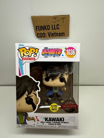 Funko Pop Boruto 1036 Kawaki Chase GITD Special Edition