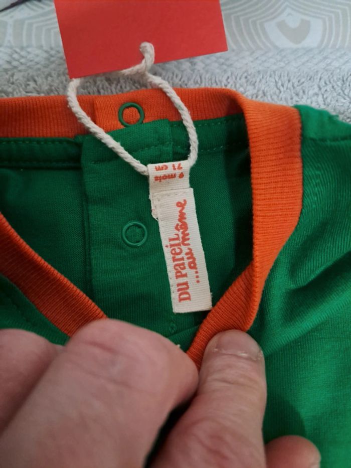 T-shirt dpam 9 mois neuf avec étiquette - photo numéro 3