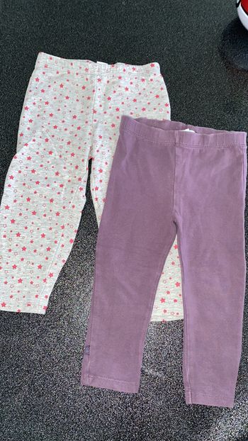 Lot 2 leggins 18 mois