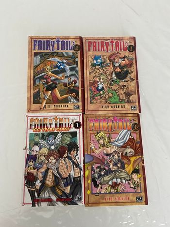Lot 4 Mangas Fairy Tail 