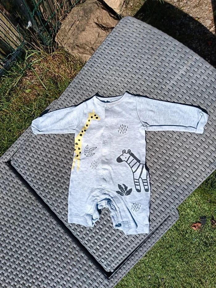 Combinaison pyjama grenouillère sans pieds