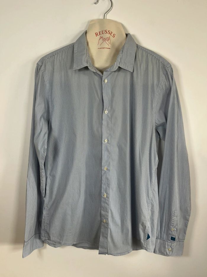 Chemise rayée bleue et blanche Scotch & Soda