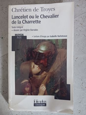 livre Lancelot ou le chevalier de la Charrette Chrétien de Troyes