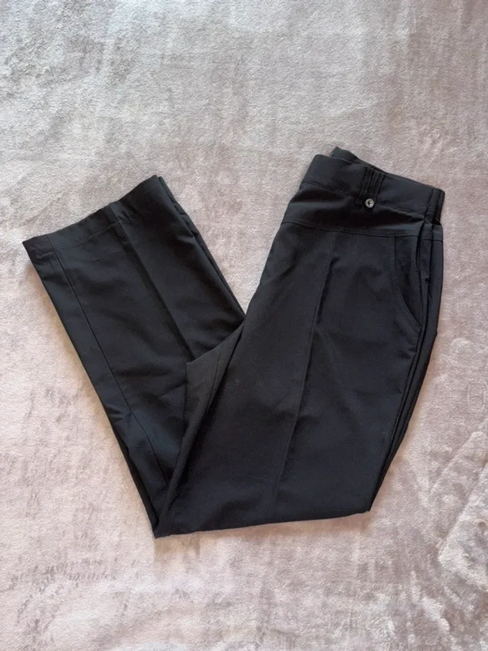 Pantalon noir habillé femme FREC taille 44 en très bon état - photo numéro 2