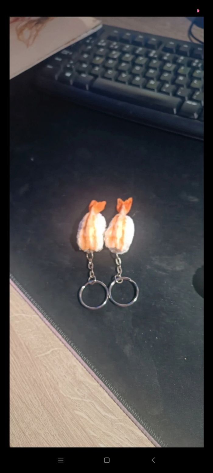 Porte clés sushi - photo numéro 2