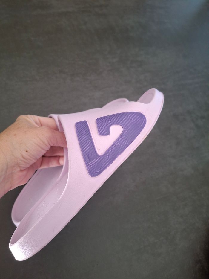 Claquettes mules roses lilas 38 - photo numéro 2